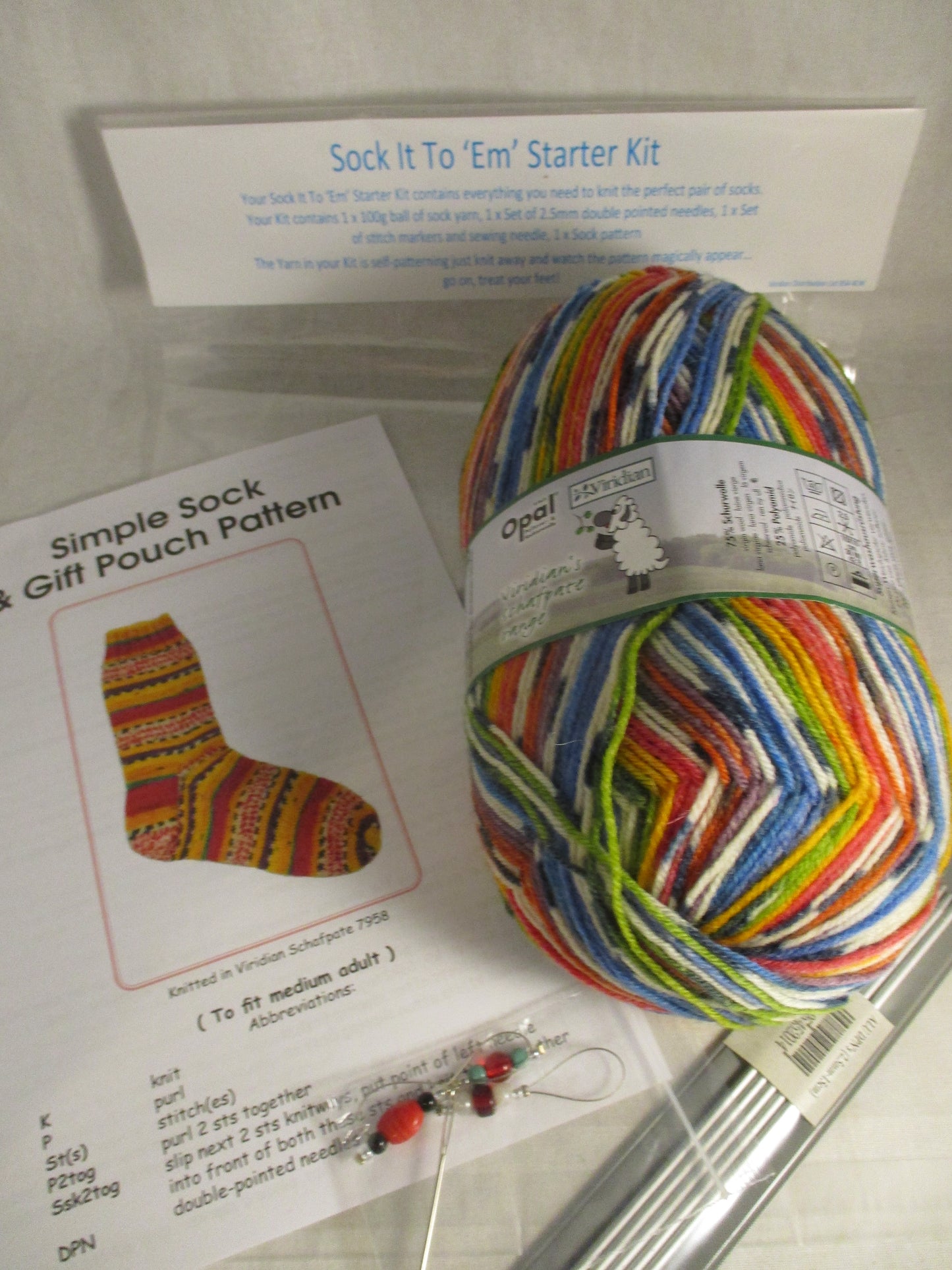 Sock It To 'Em - Starter Knitting Kit