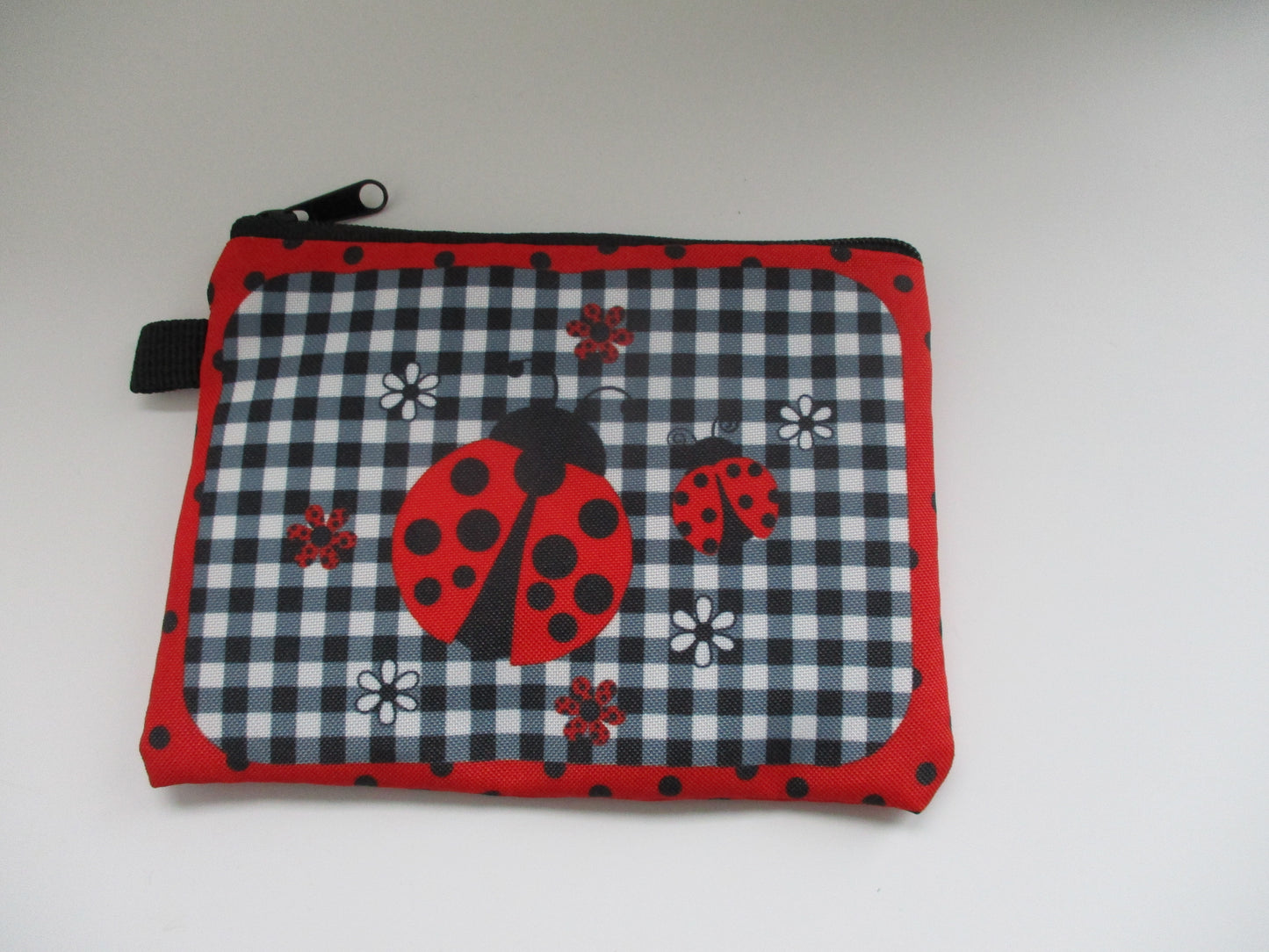 Knitting Notions Purse - Ladybird design