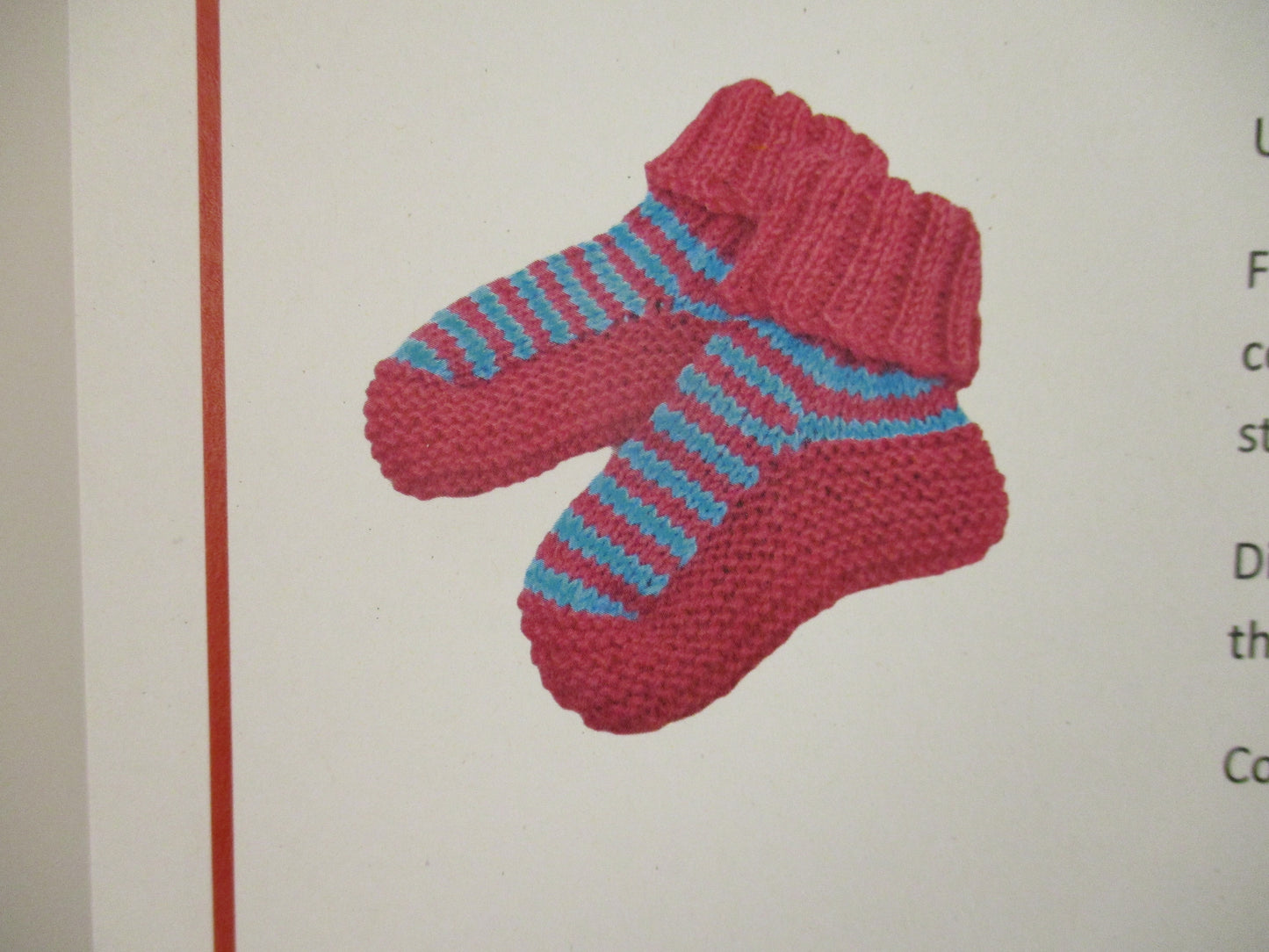 Baby boot  Knitting Kit - Pattern, yarn and needles