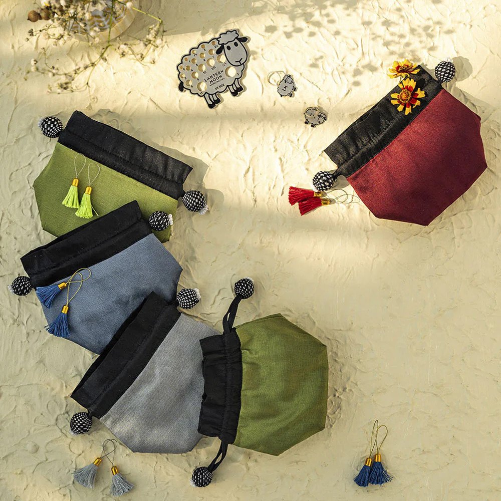 Lantern Moon - Stitch Marker Pouches