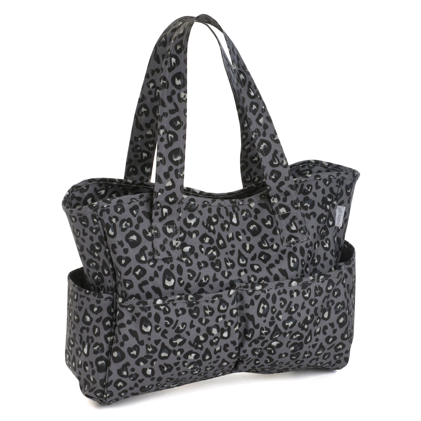Knitting Project Bag  - Leopard Print Design