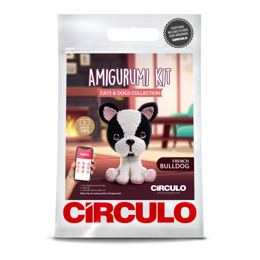 Circulo Amigurumi Kit - Bulldog