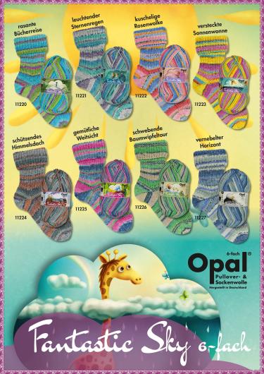 Opal Sock Yarn - Fantastic Sky