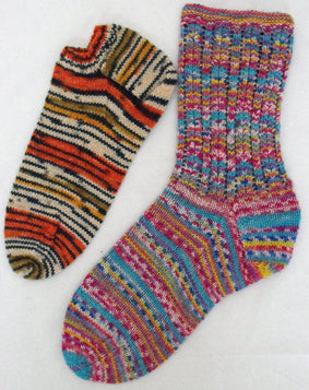 Sporty Sock  Knitting Pattern