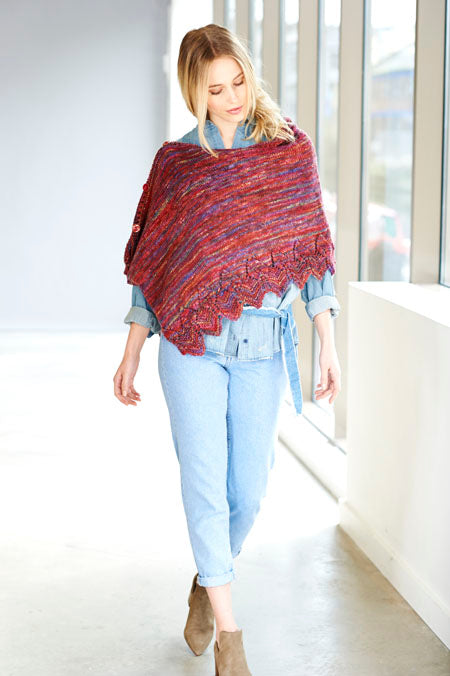 Stylecraft Knitting Pattern Batik Elements 9407 Poncho & Top